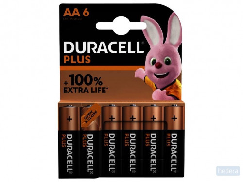 Batterij Duracell Plus 6xAA