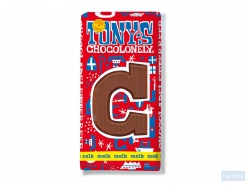 Chocolade Tony's Letterreep melk C 180 Gram