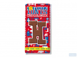 Chocolade Tony's Letterreep melk H 180 Gram