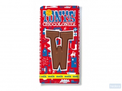 Chocolade Tony's Letterreep melk W 180 Gram