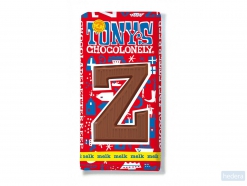 Chocolade Tony's Letterreep melk Z 180 Gram