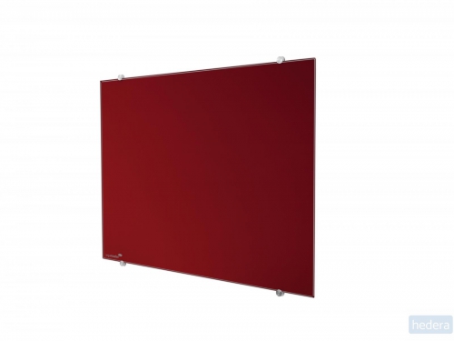 Legamaster glasbord 90x120cm rood