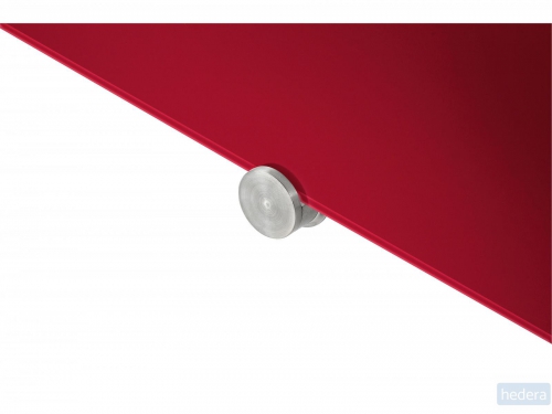 Legamaster glasbord 90x120cm rood