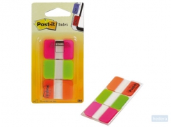 Indextabs 3M Post-it 686 25x38mm strong assorti