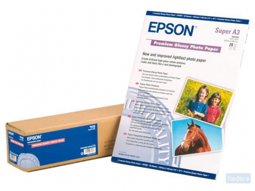 Inkjetpapier Epson S041315 A3 Premium glans 20vel