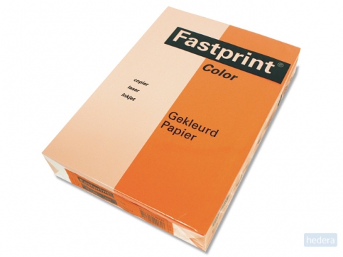 Kopieerpapier Fastprint A4 160gr oranje 50vel