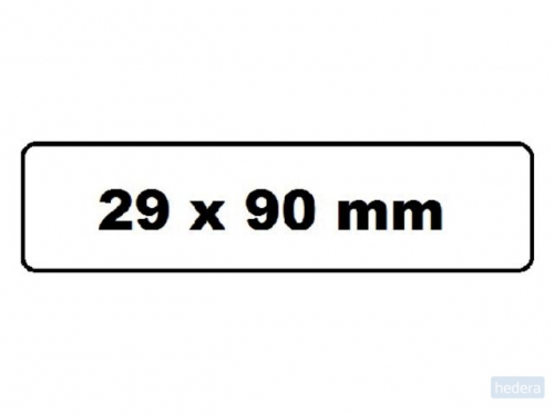 Labeletiket Quantore DK-11201 29x90mm adres wit