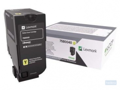 Lexmark 75B0040 tonercartridge Origineel Geel 1 stuk(s)