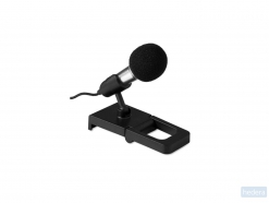 Mini microphone Shiba, zilver