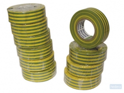 NITTO ISOLATIETAPE GROEN/GEEL 19mm x 10m