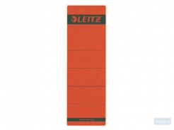 Leitz rugetiketten ft 6,1 x 19,1 cm, rood