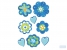 HERMA 3706 Stickers MAGIC Flower liefde, Crystal