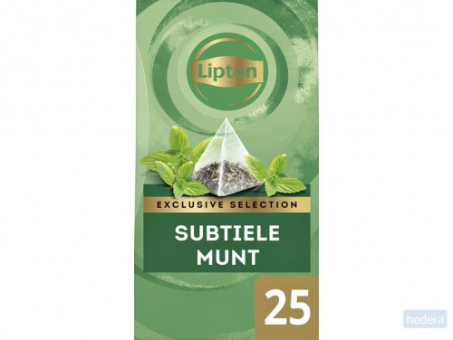 Thee Lipton Exclusive Subtile Munt 25 piramidezakjes