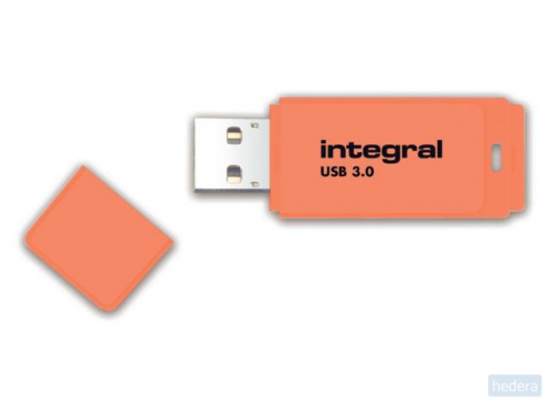 USB-stick 3.0 Integral 64GB neon oranje