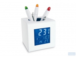 Weerstation Cubo, wit/blauw